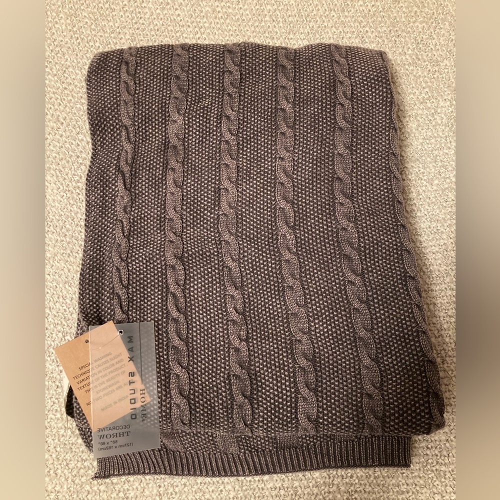 Max Studio Home Decorative Throw Blanket
